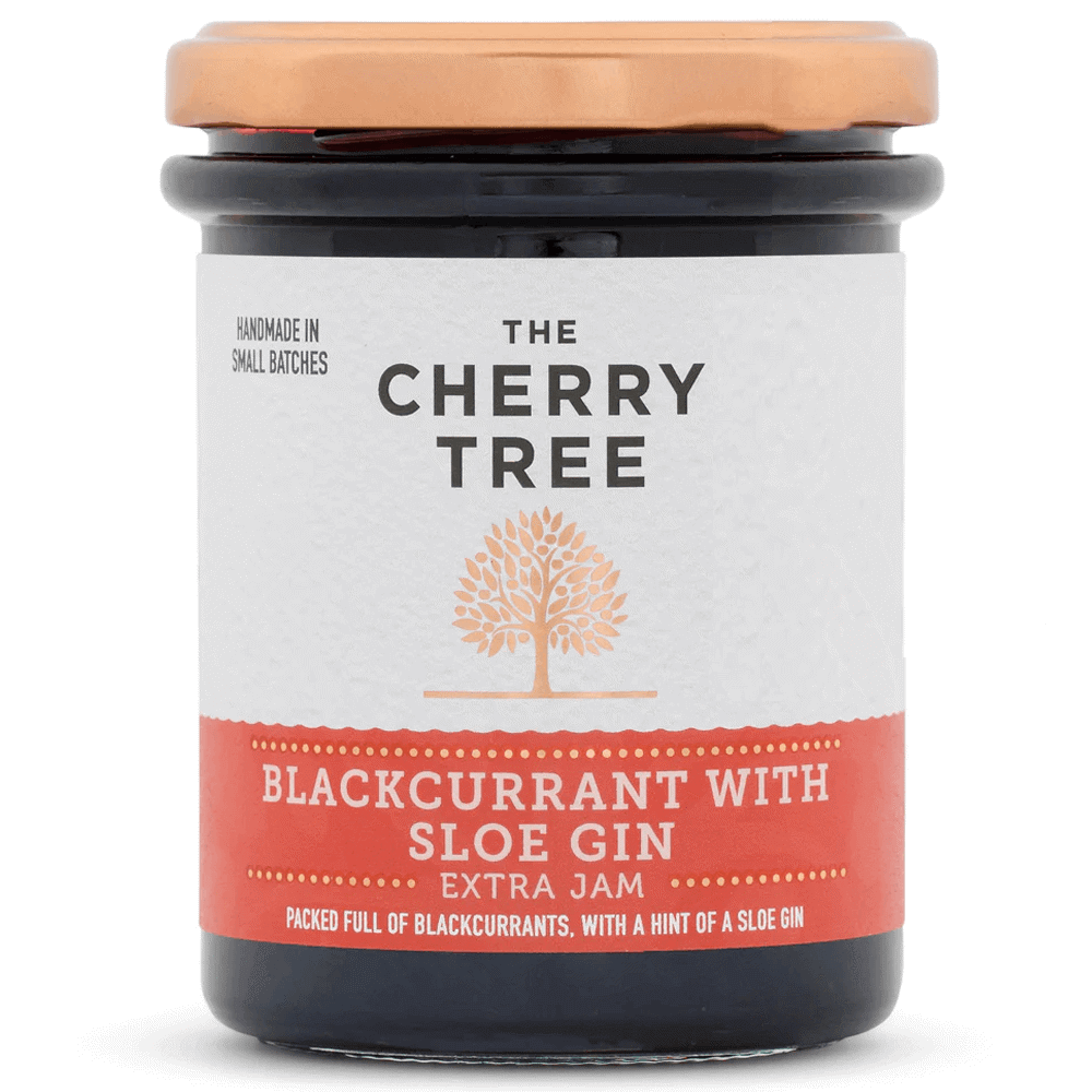The Cherry Tree Blackcurrant with Sloe Gin Extra Jam 225g